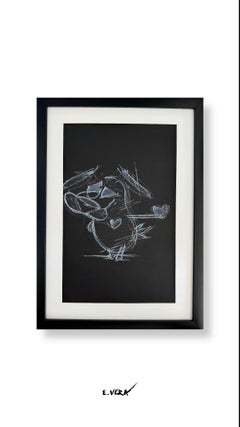 Dream Trace, Drawing, Charcoal on Paper