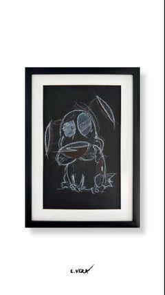 Illusion of Form, Drawing, Charcoal on Paper