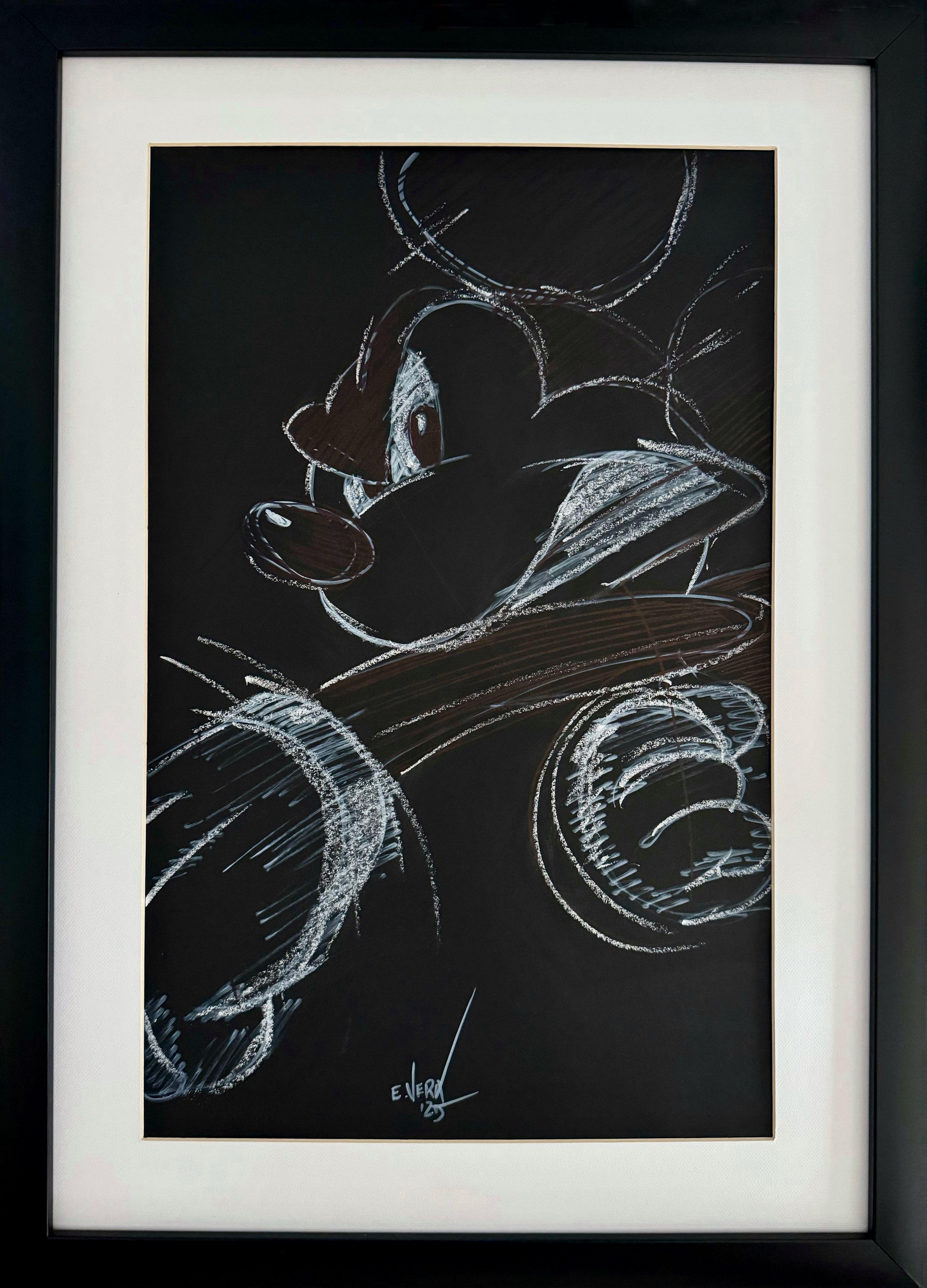 Emerging, Drawing, Charcoal on Paper