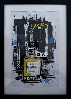 Luxury is a lifestyle, Painting, Acrylic on Paper