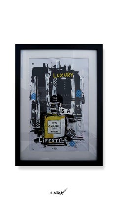Luxury is a lifestyle, Painting, Acrylic on Paper