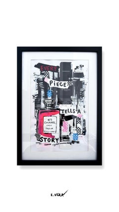 Every piece tells a story, Painting, Acrylic on Paper