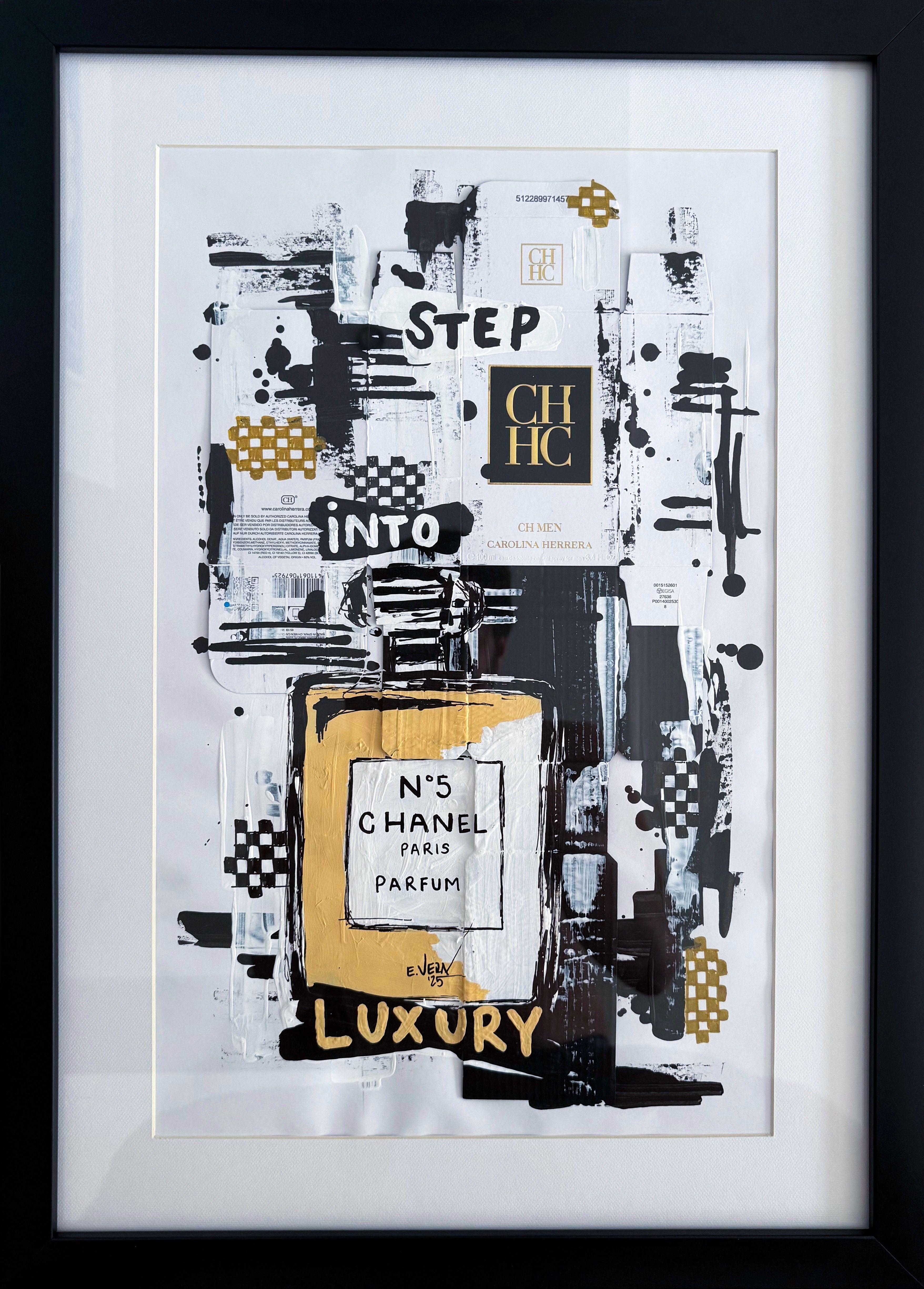 Step into luxury, Painting, Acrylic on Paper - Art by Esteban Vera
