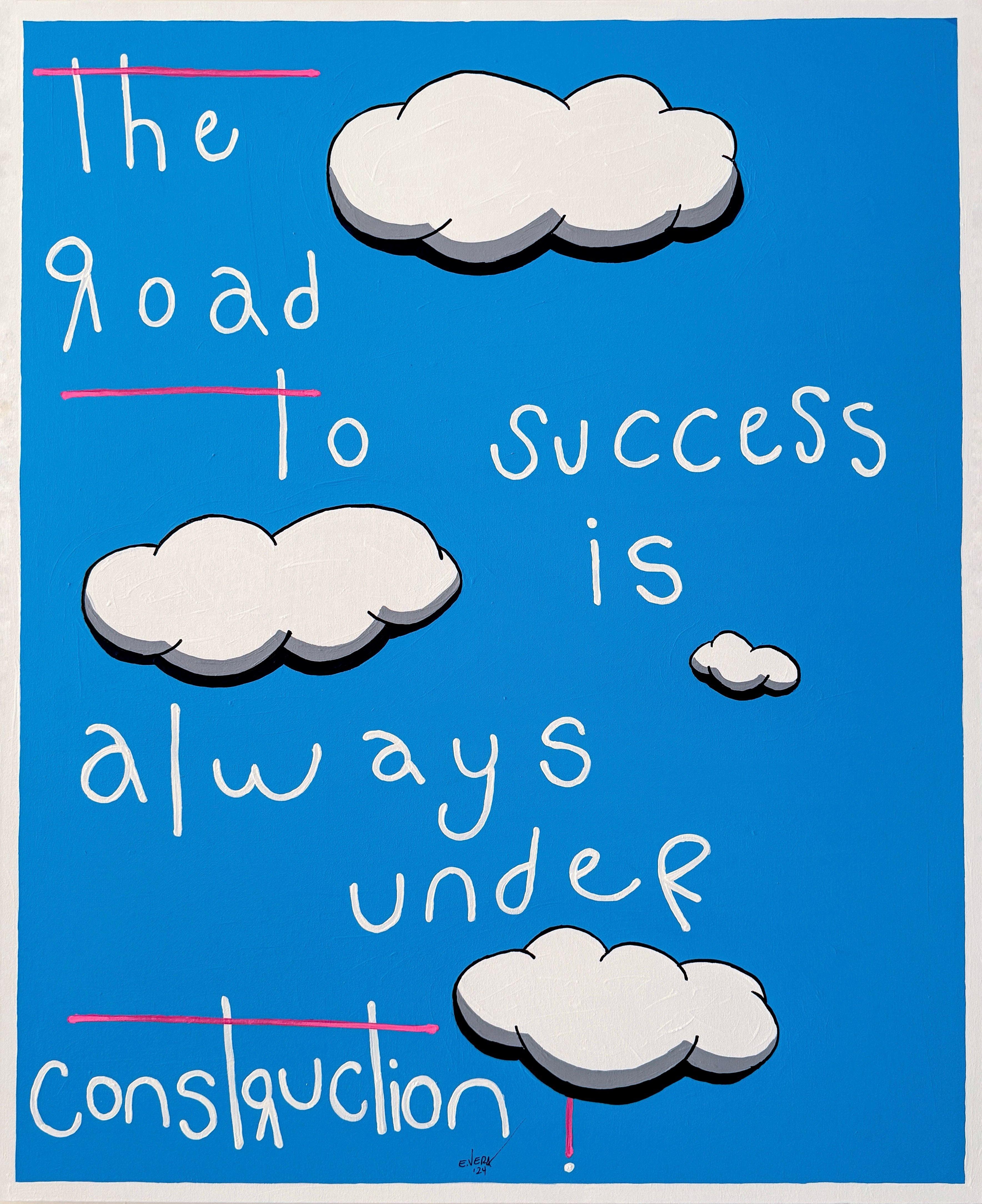 The road to success, Painting, Acrylic on Canvas - Art by Esteban Vera