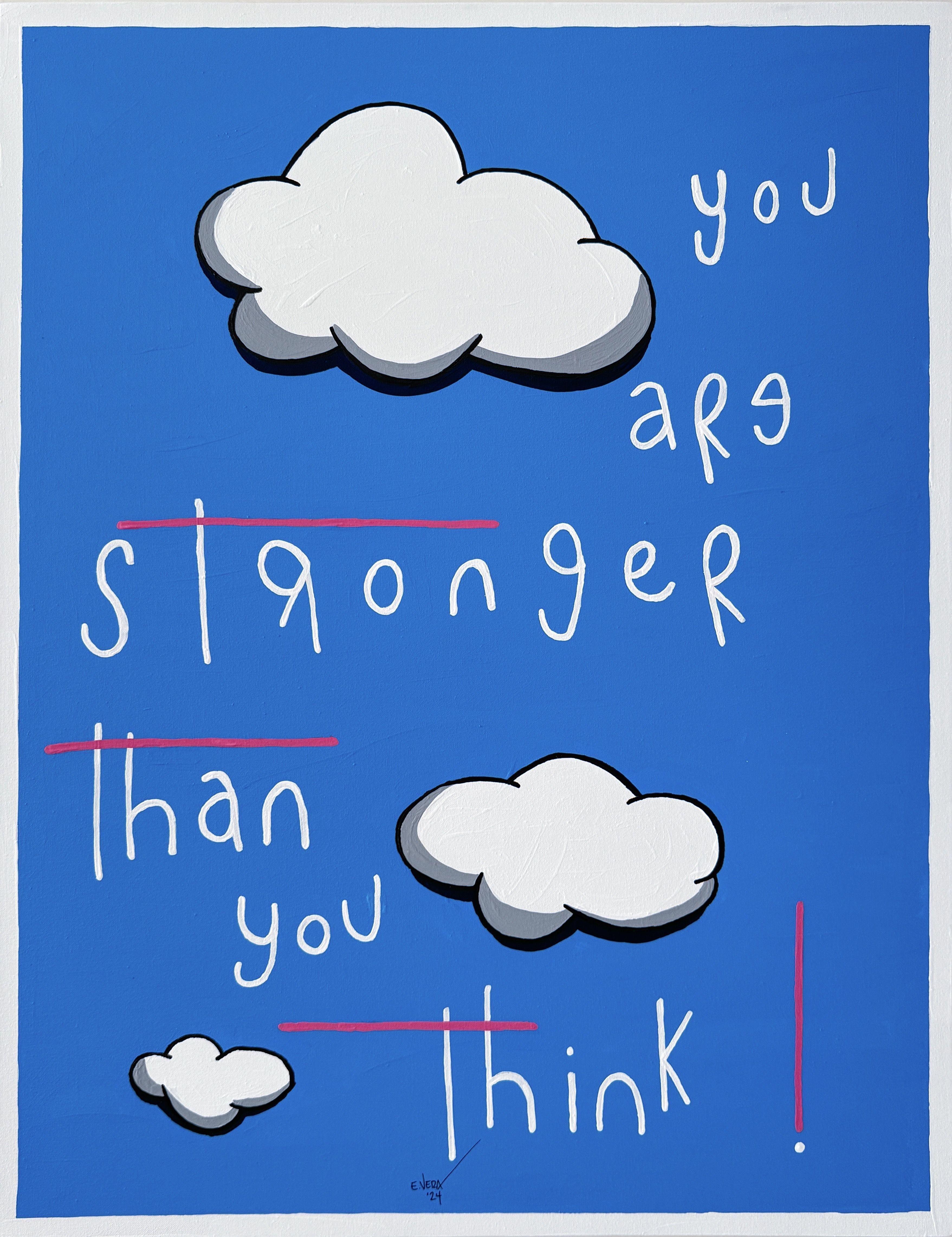 Stronger, Painting, Acrylic on Canvas - Art by Esteban Vera