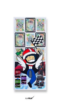 Victory in Motion, Malerei, Acryl auf Leinwand