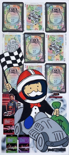Racing Royalty, Gemälde, Acryl auf Leinwand