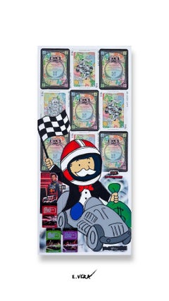 Racing Royalty, Gemälde, Acryl auf Leinwand