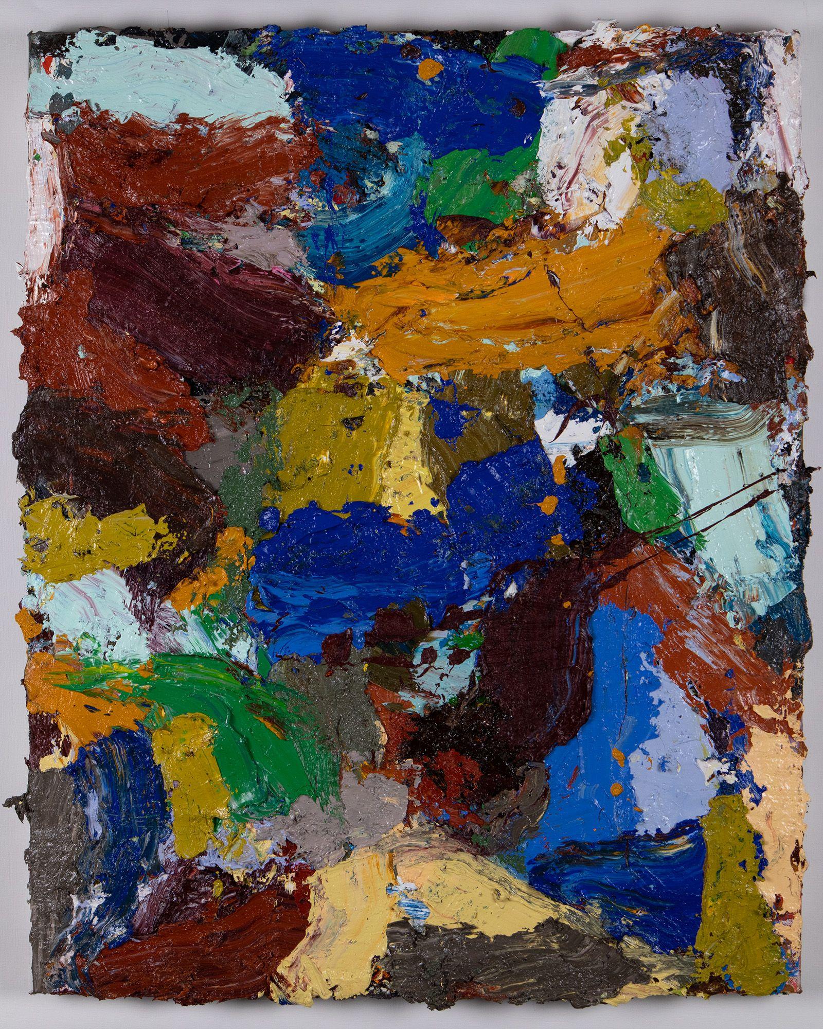 Sorpresa amarilla, Pintura, Óleo sobre lienzo - Art de Ethan Newman