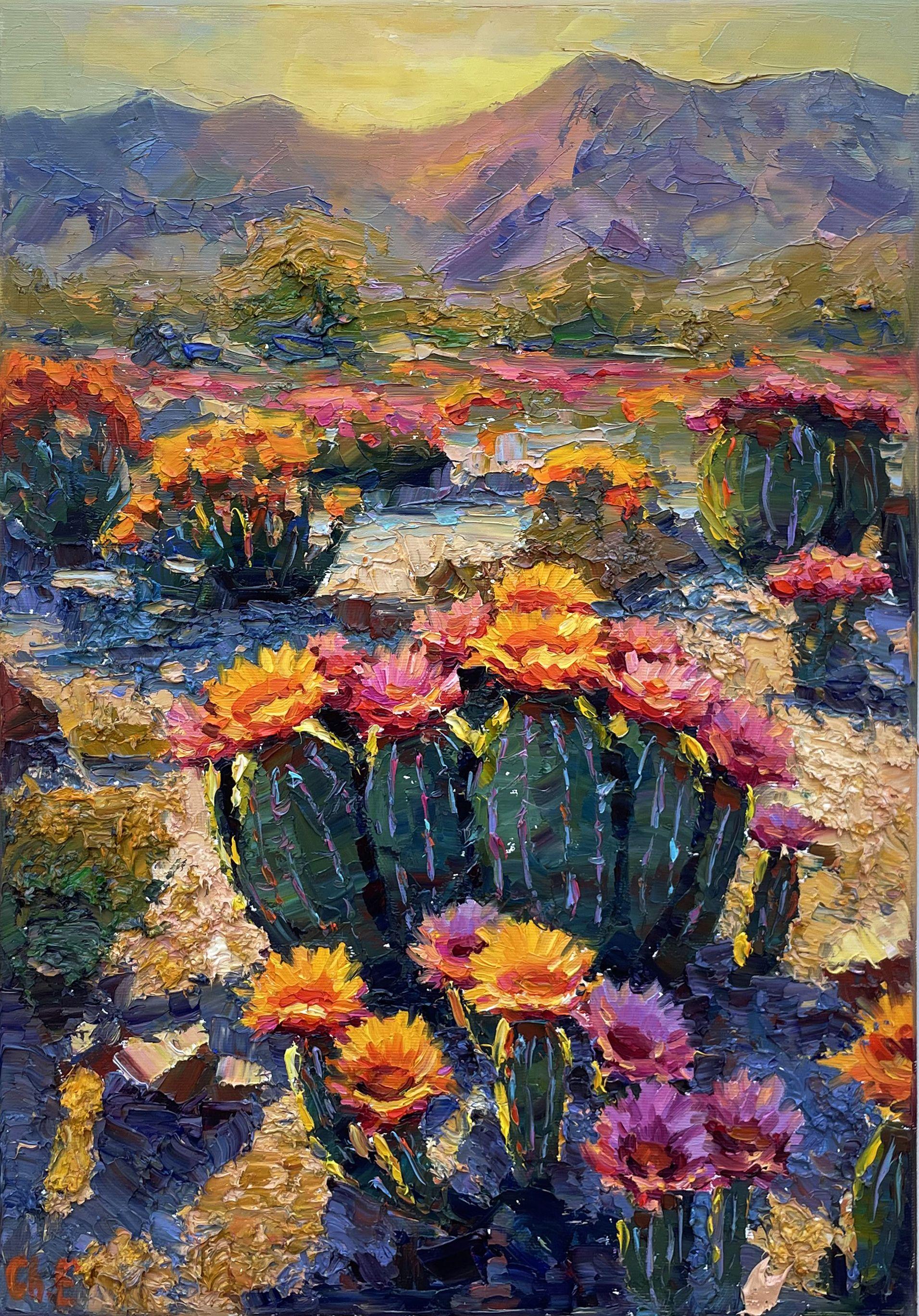 Arizona Canyon, Painting, Oil on Canvas - Art by Evgeny Chernyakovsky