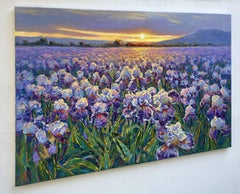 "Field of Flowers", Painting, Oil on Canvas