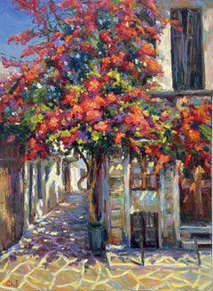 "Blühender Baum", Gemälde, Öl auf Leinwand