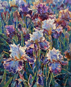 Iris, Pittura, Olio su tela