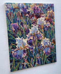 Iris, Pittura, Olio su tela