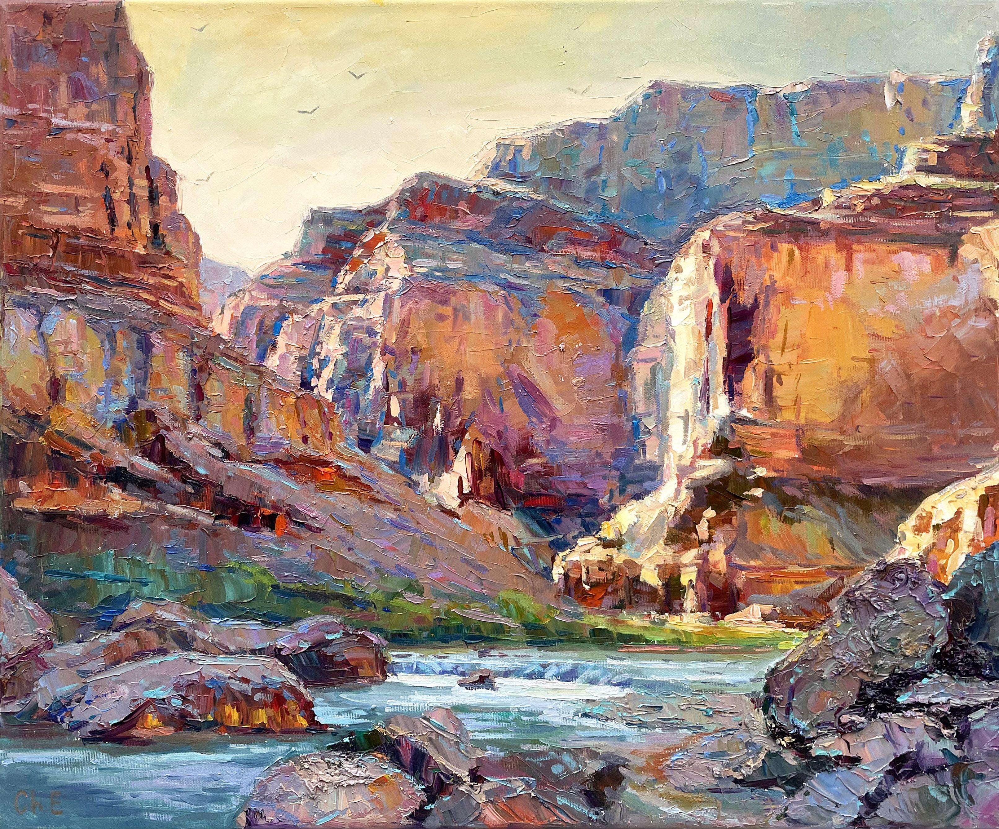 "Canyon", Painting, Oil on Canvas