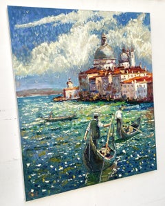 Mattina a Venezia, Pittura, Olio su tela