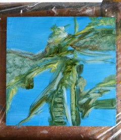 Libellula - animale astratto - insetto immaginario, Pittura, Olio su pannello MDF