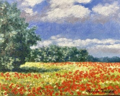 Frühlingslandschaft, Gemälde, Öl auf Leinwand