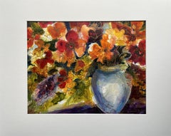 Chant du printemps, peinture, aquarelle sur papier