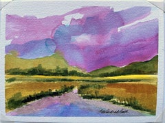 Annähernder Sturm, Gemälde, Aquarell auf Papier