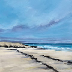Windswept Beach, Painting, Acrylic on Canvas