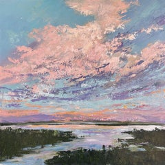 Summer Salt Marsh, Painting, Acrylic on Canvas