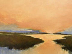 Solitudine al crepuscolo, Pittura, Acrilico su tela