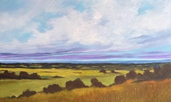 Distant Meadow, Painting, Acrylic on Canvas
