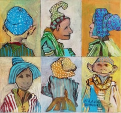 Fragmentos figurativos 1, Pintura, Acrílico sobre lienzo