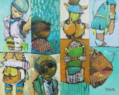 Fragmentos abstractos 13, Pintura, Acrílico sobre lienzo