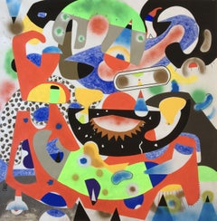 Space traveler, Painting, Acrylic on Canvas