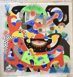 Space traveler, Painting, Acrylic on Canvas