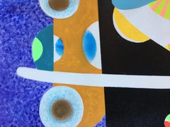 Kampala samurais, Gemälde, Acryl auf Leinwand
