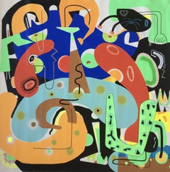 Canvas 218, Gemälde, Acryl auf Leinwand