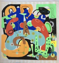 Canvas 218, Gemälde, Acryl auf Leinwand