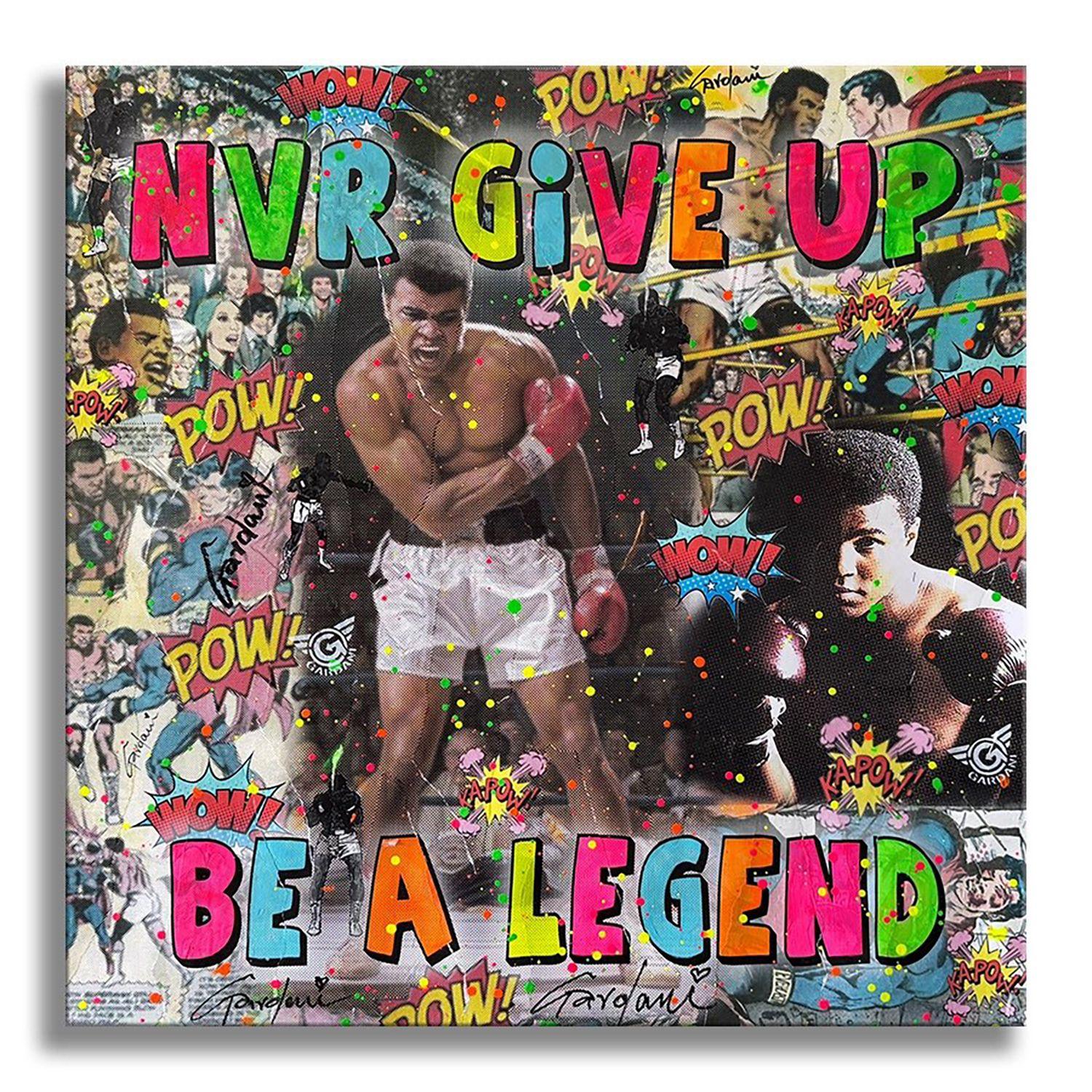 Ali la leggenda - Quadro originale su tela, Pittura, Acrilico su tela
