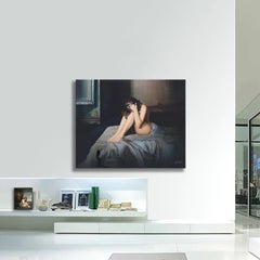Silent - Originalgemälde auf Leinwand, Gemälde, Öl auf Leinwand