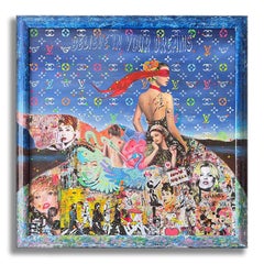 Haute Couture - Quadro originale su tela, Pittura, Olio su tela