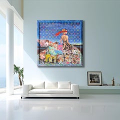 Haute Couture - Quadro originale su tela, Pittura, Olio su tela