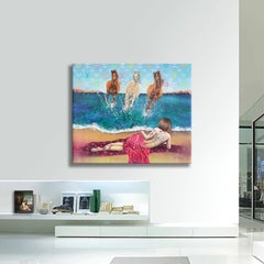 Draming - Original Painting on Canvas, Painting, Oil on Canvas