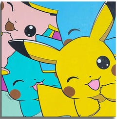 Smile Pikachu - Canvas - Limited Edition, Digital on Canvas