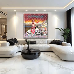 Loving - Original Painting on Canvas, Painting, Oil on Canvas