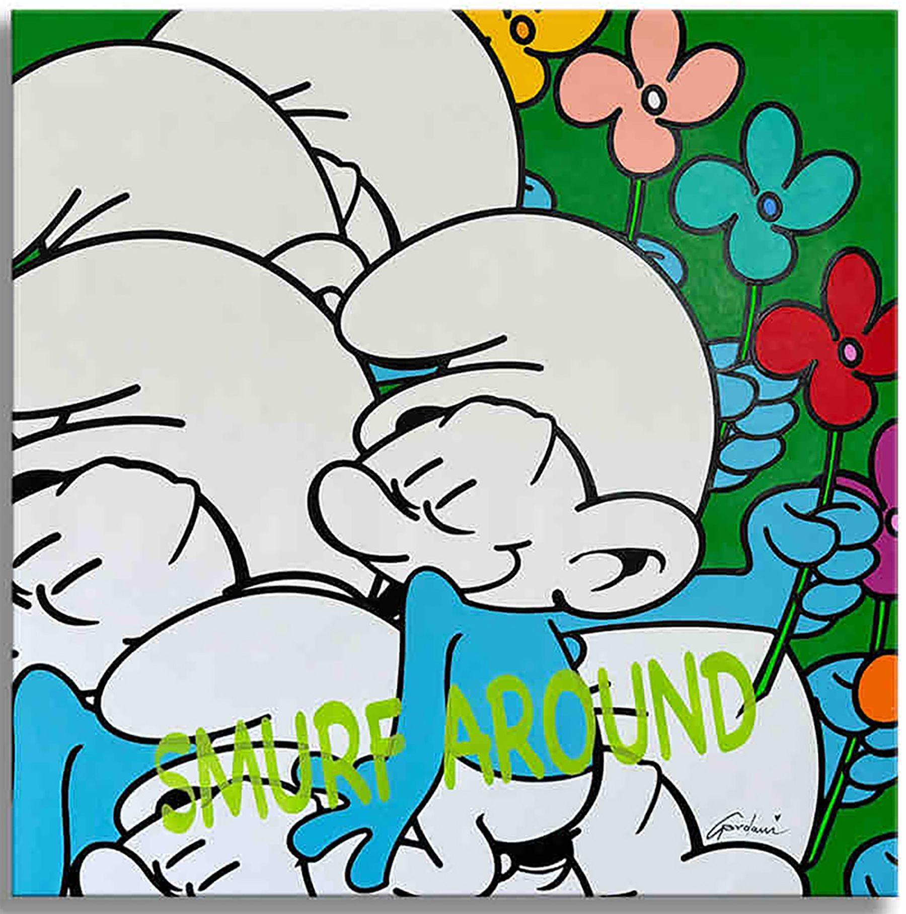 Pitufo Alrededor - Papel - Edición Limitada, Digital sobre Papel