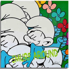 Smurf Around - Canvas - Limited Edition, Digital on Canvas