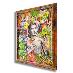 Grace Kelly Star, Gemälde, Acryl auf Leinwand