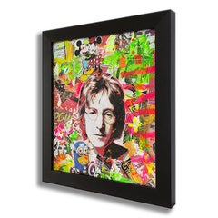 John Lennon Peace, Gemälde, Acryl auf Leinwand