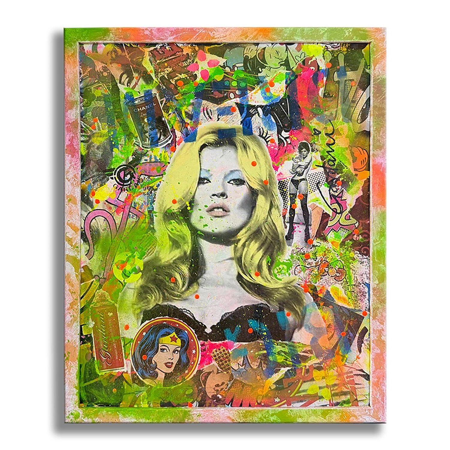 Kate Echoes - Originalgemälde auf Leinwand, Gemälde, Acryl auf Leinwand
