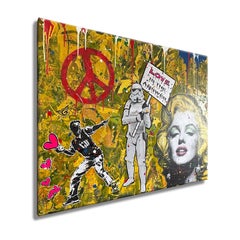Spread-Love - Originalgemälde auf Leinwand, Gemälde, Acryl auf Leinwand