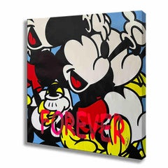 Mickey - Forever, Painting, Acrylic on Canvas