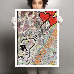 Snoopy Loves - Paper - Limited Edition 27/100, Digital on Paper